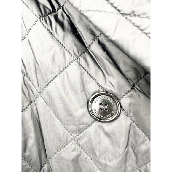 BURBERRY The Horberie Quilted Shell Trench Coat In Black XS NEW - Picture 6 of 10